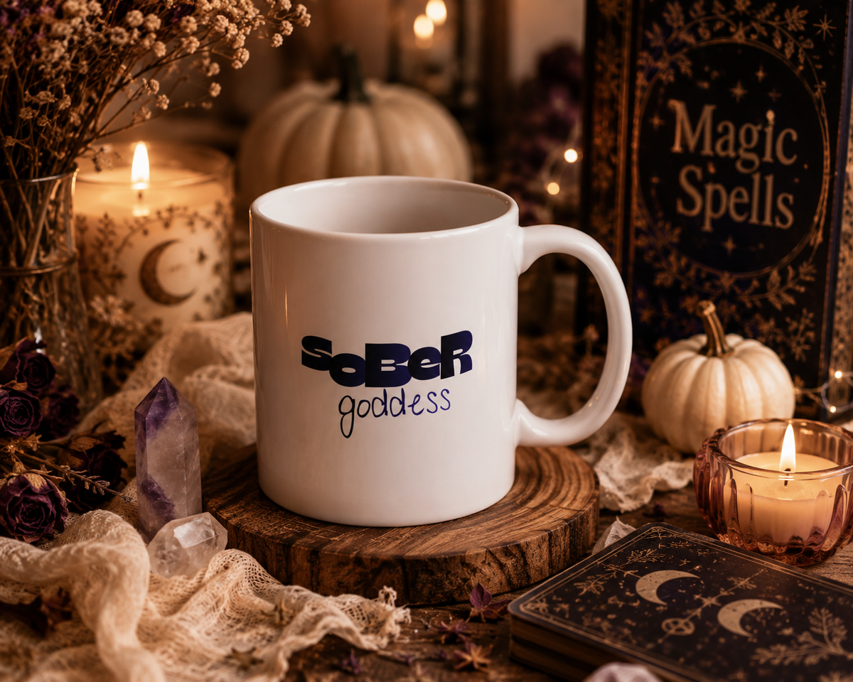 sober goddess mug