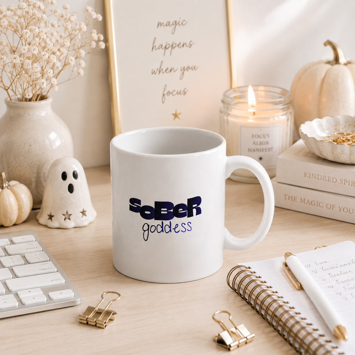 sober goddess mug
